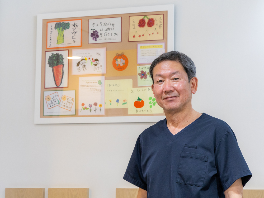 学校、保育園からの手紙と、竹内先生